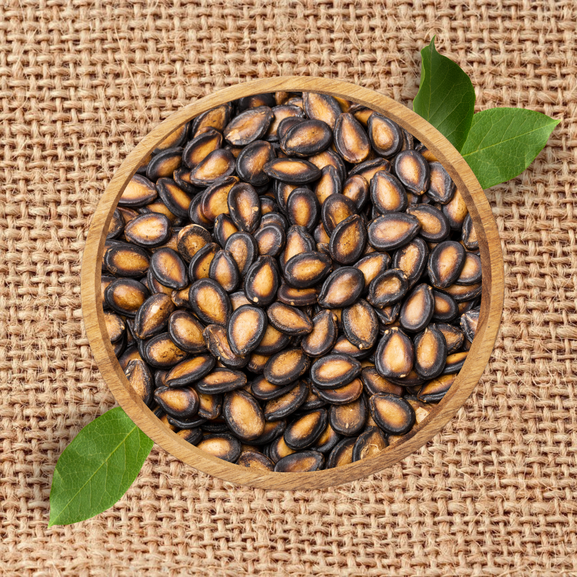 19 Black Watermelon Seeds – Fine-grained – Bild 1